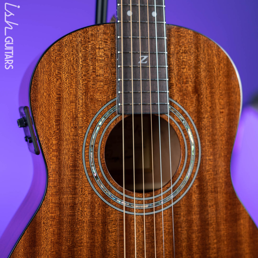 Zager Travel Acoustic-Electric Natural Mahogany