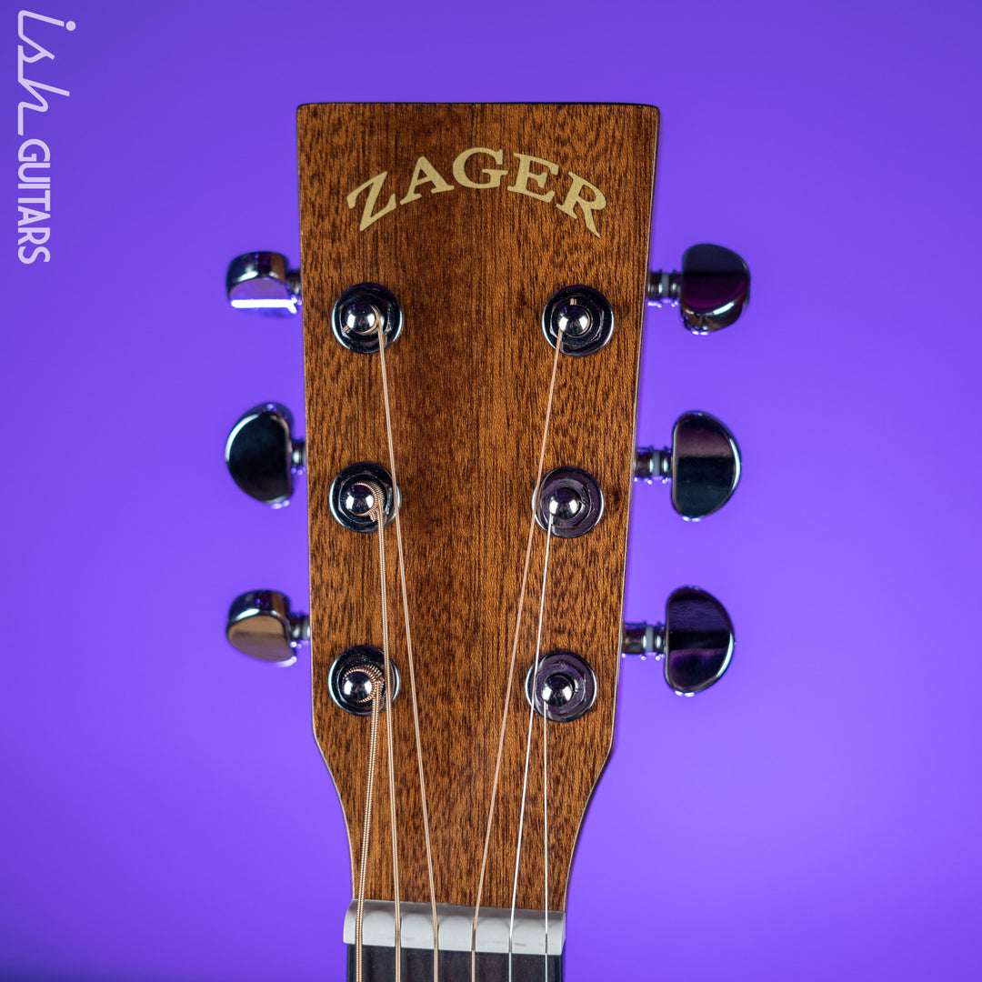 Zager Travel Acoustic-Electric Natural Mahogany