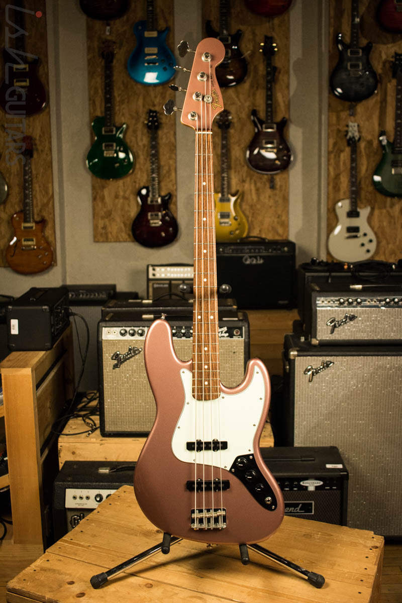 2003 Fender Jazz Bass FSR Burgundy Mist Metallic MIM 