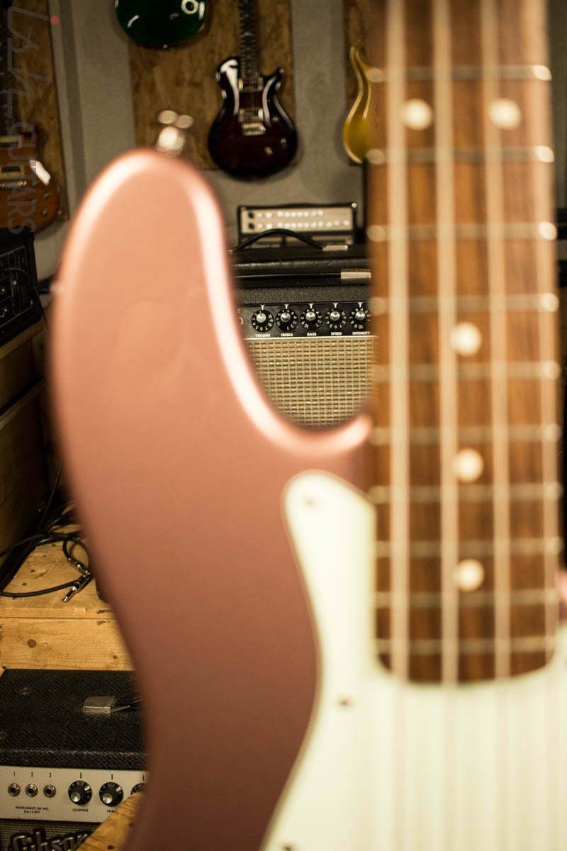 2003 Fender Jazz Bass FSR Burgundy Mist Metallic MIM 