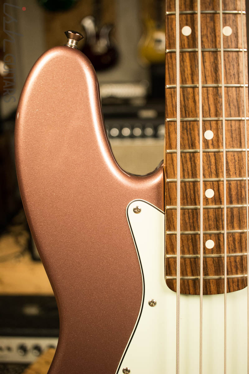 2003 Fender Jazz Bass FSR Burgundy Mist Metallic MIM 