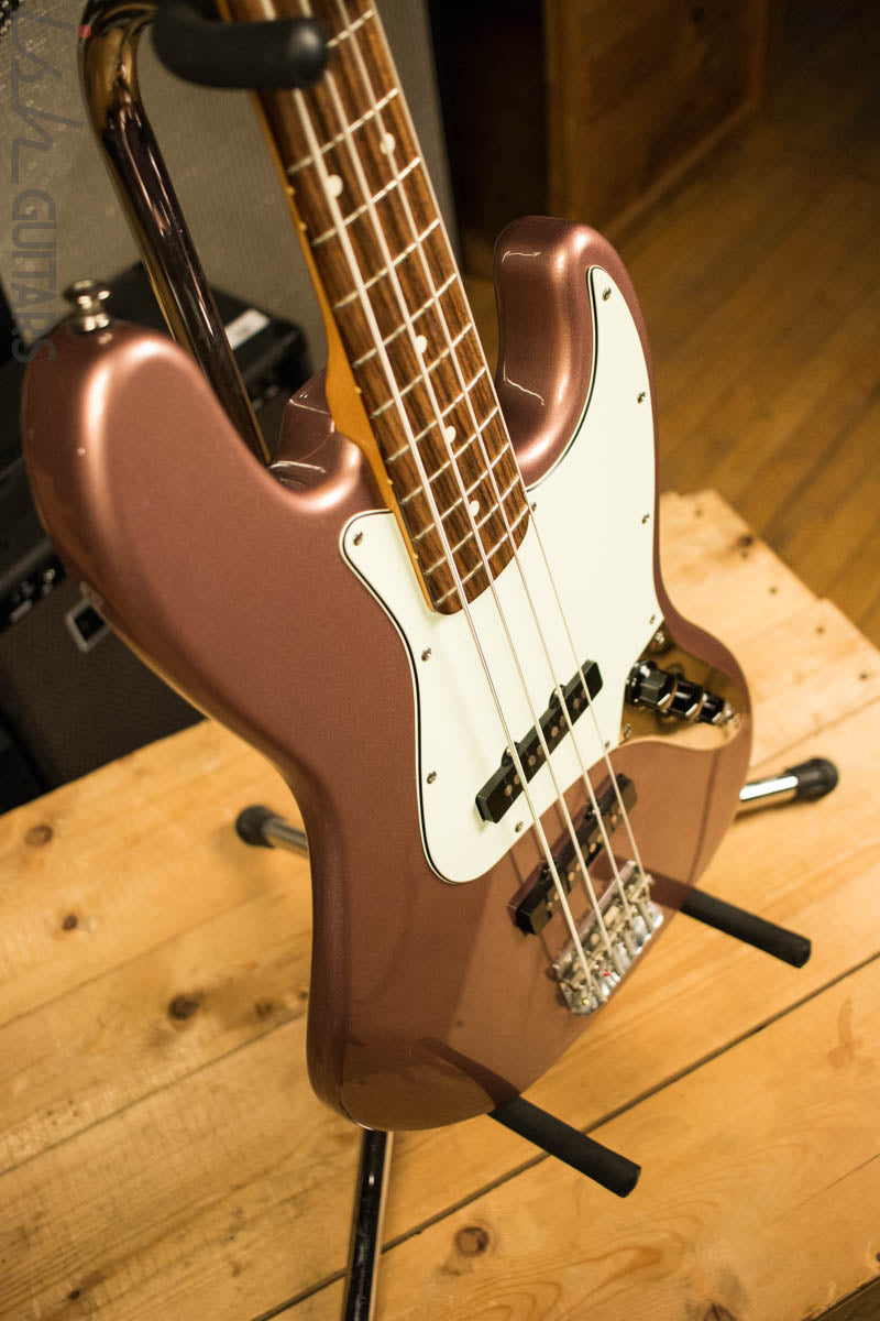 2003 Fender Jazz Bass FSR Burgundy Mist Metallic MIM 