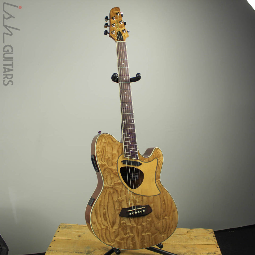 Ibanez TCM50NT Talman Acoustic Electric Guitar Figured Ash