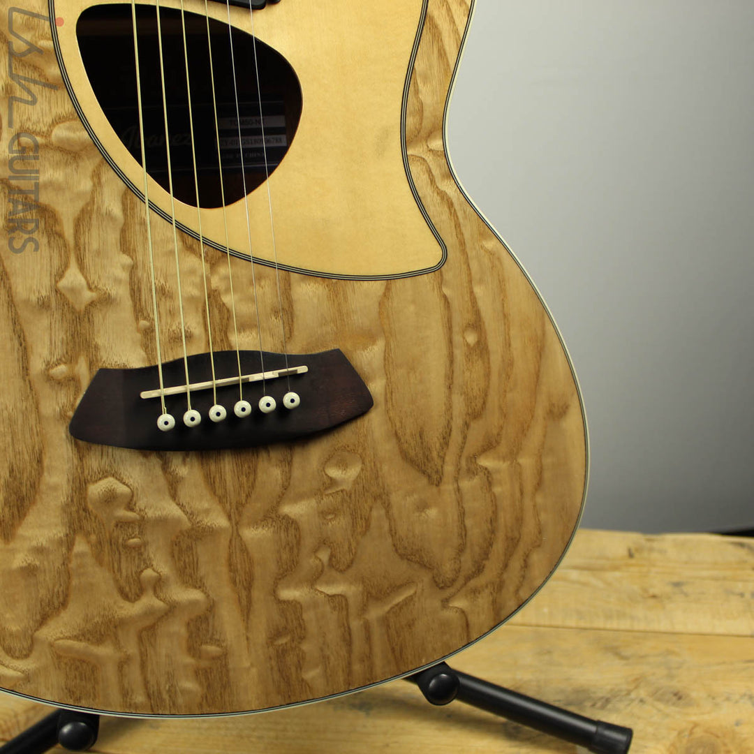 Ibanez TCM50NT Talman Acoustic Electric Guitar Figured Ash