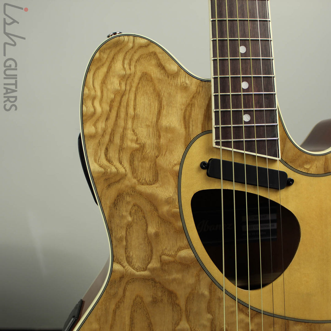 Ibanez TCM50NT Talman Acoustic Electric Guitar Figured Ash