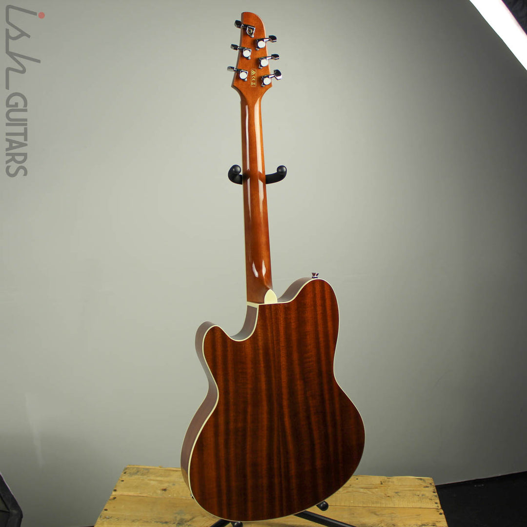 Ibanez TCM50NT Talman Acoustic Electric Guitar Figured Ash