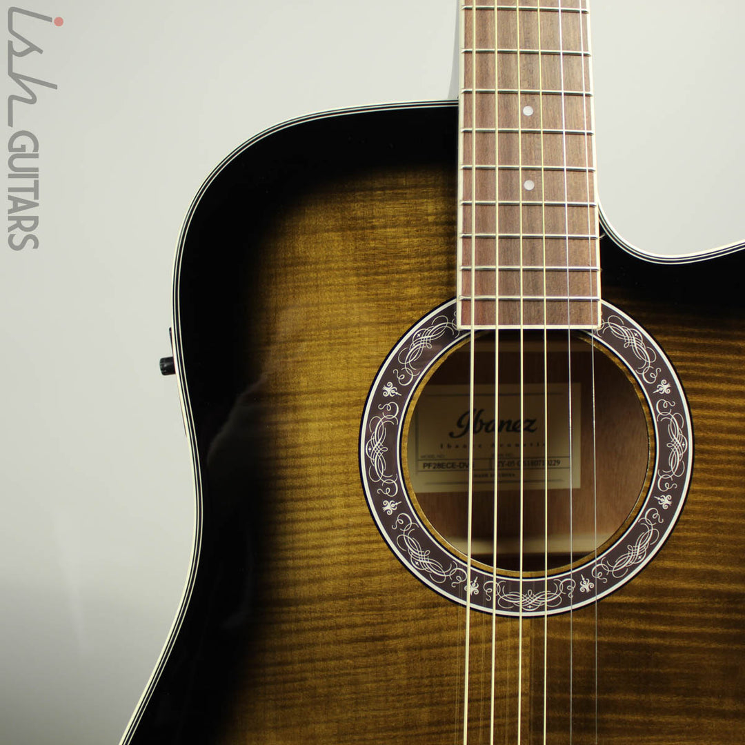 Ibanez PF28ECE Performance Dreadnought Cutaway Acoustic-Electric Guitar