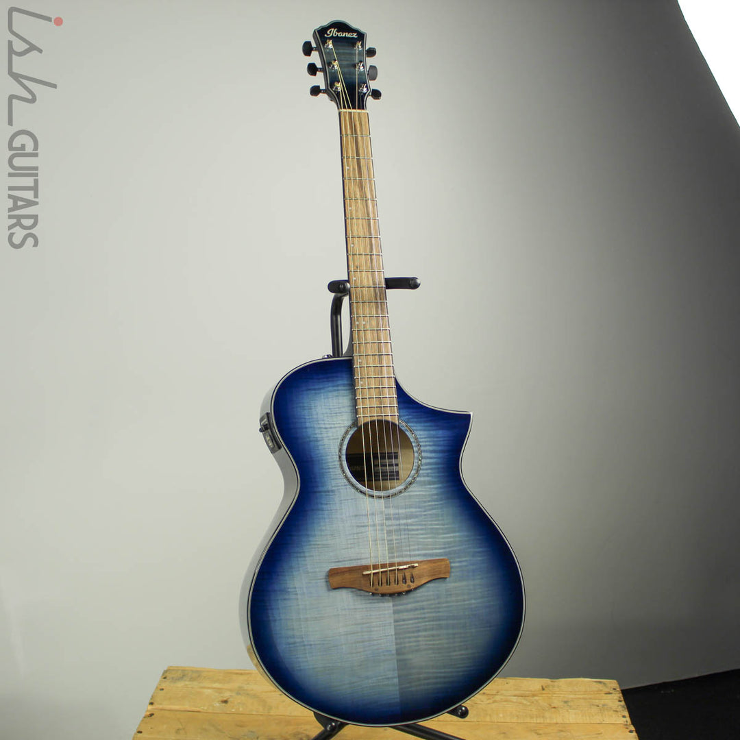 Ibanez AEWC400 Indigo Blue Burst Acoustic Electric