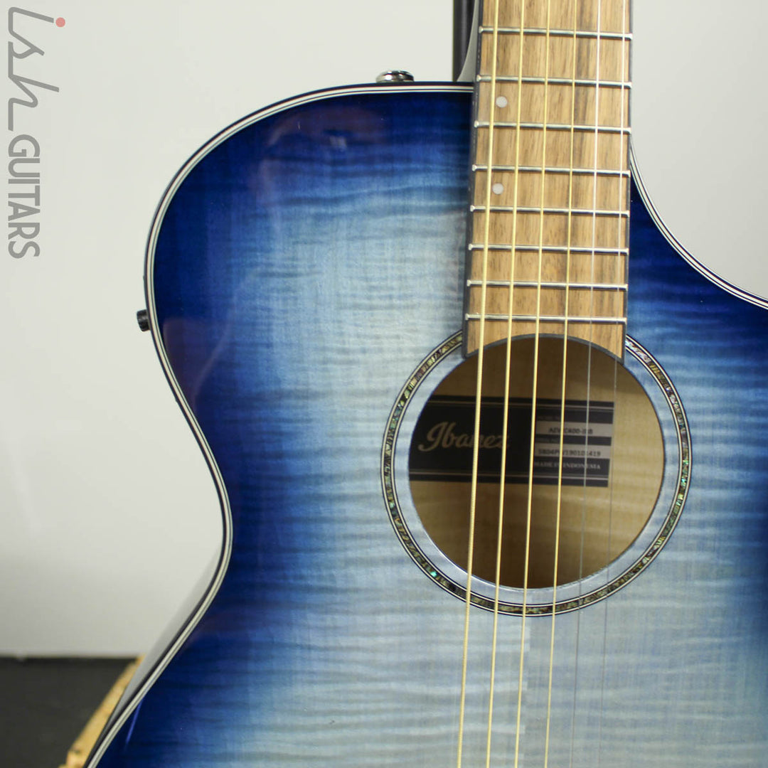 Ibanez AEWC400 Indigo Blue Burst Acoustic Electric