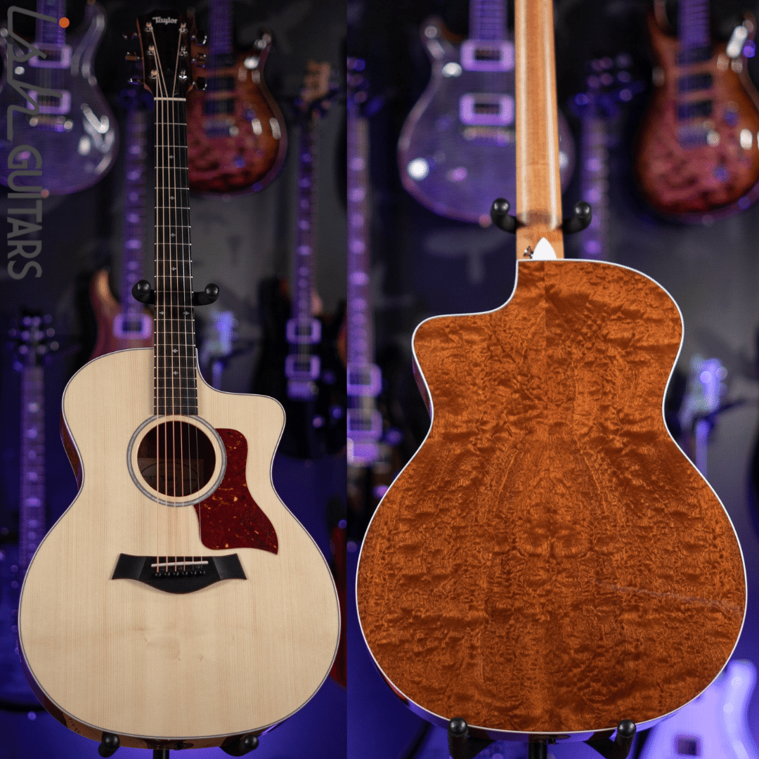 Taylor 214ce-QS Deluxe Limited Acoustic-Electric Guitar Natural