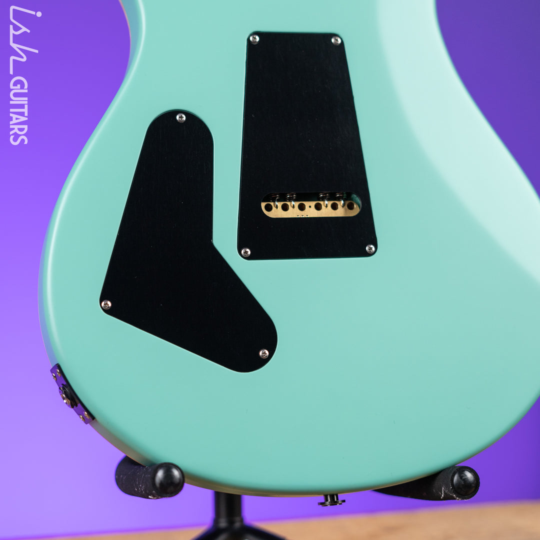PRS Custom 24 Wood Library Seafoam Green Satin Demo