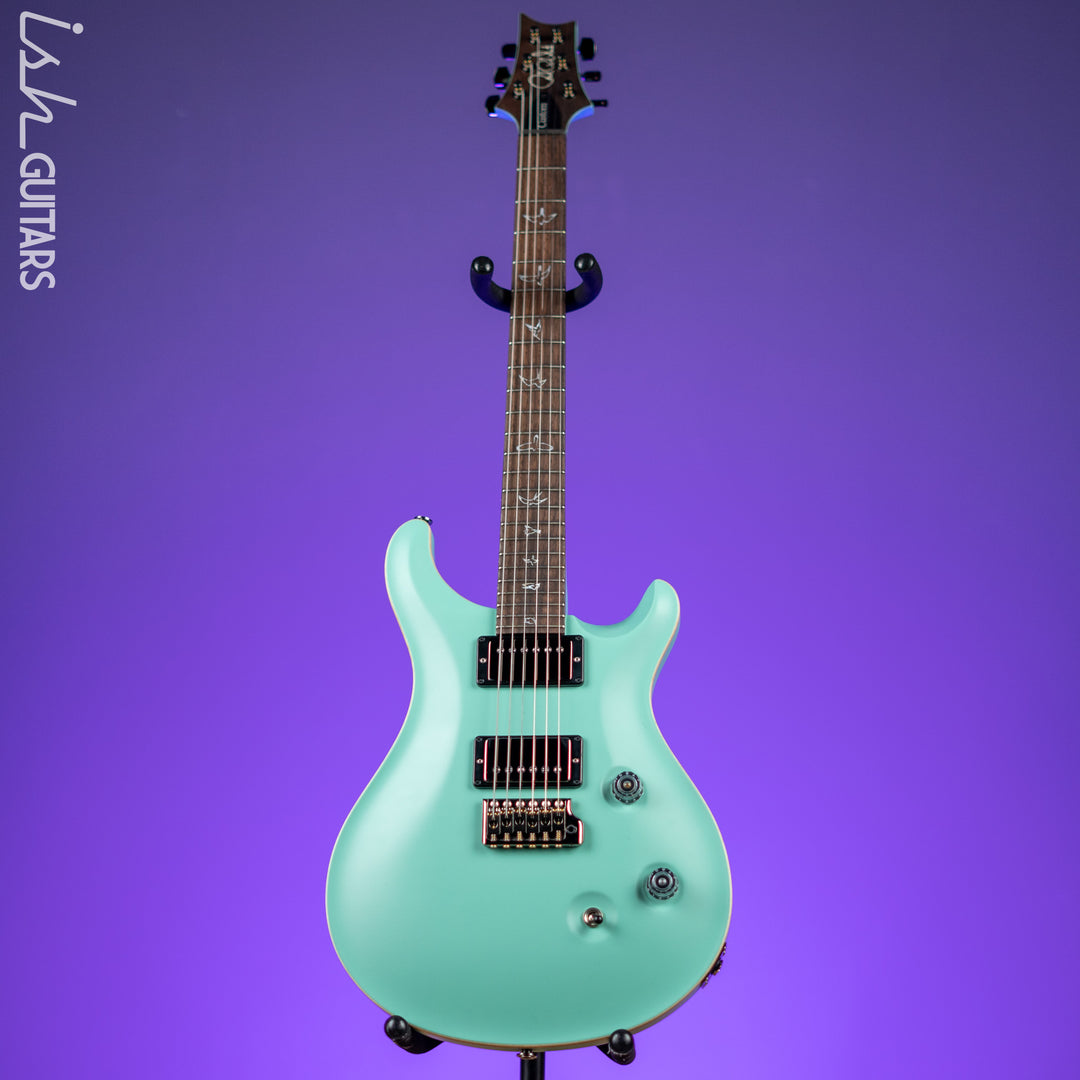 PRS Custom 24 Wood Library Seafoam Green Satin Demo