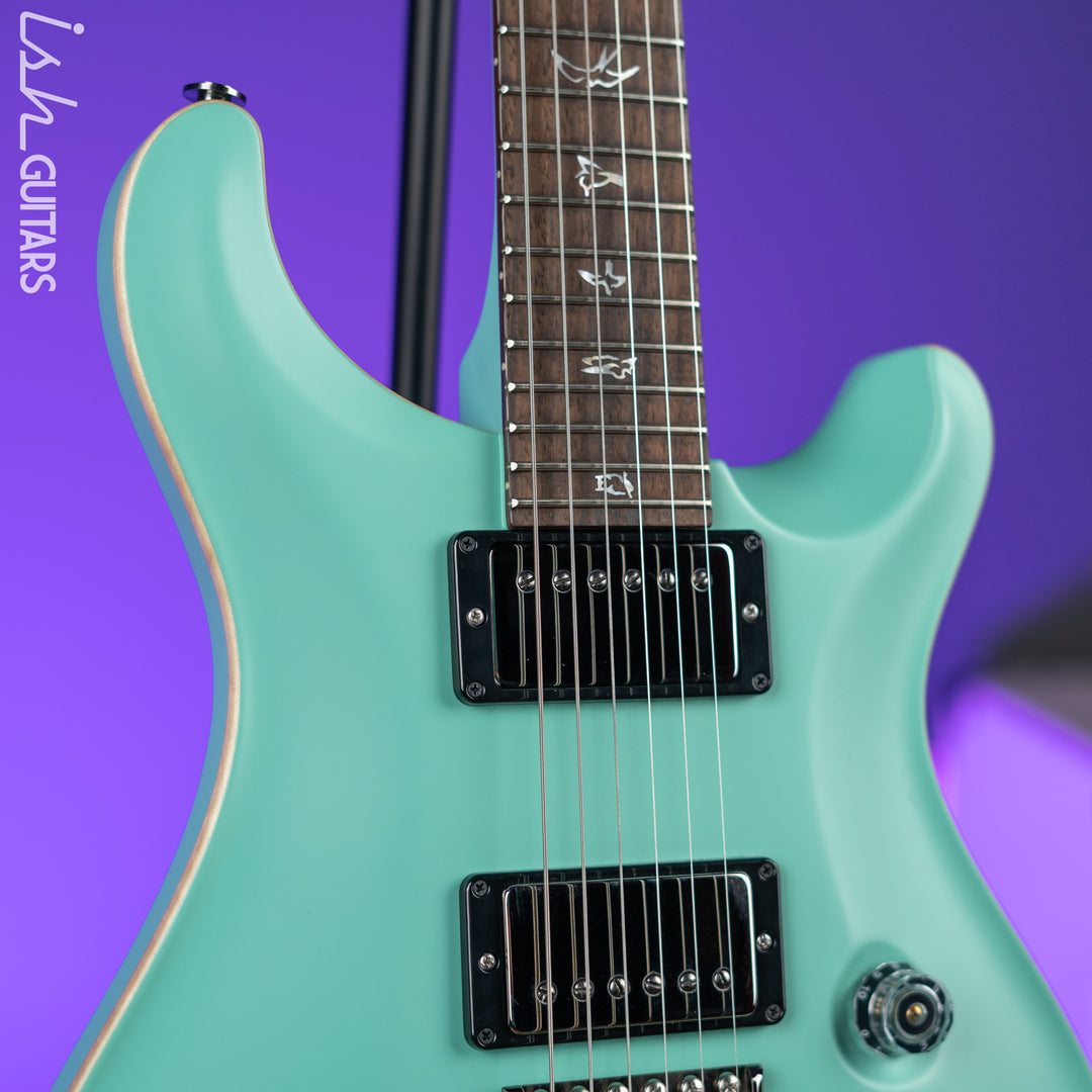 PRS Custom 24 Wood Library Seafoam Green Satin Demo