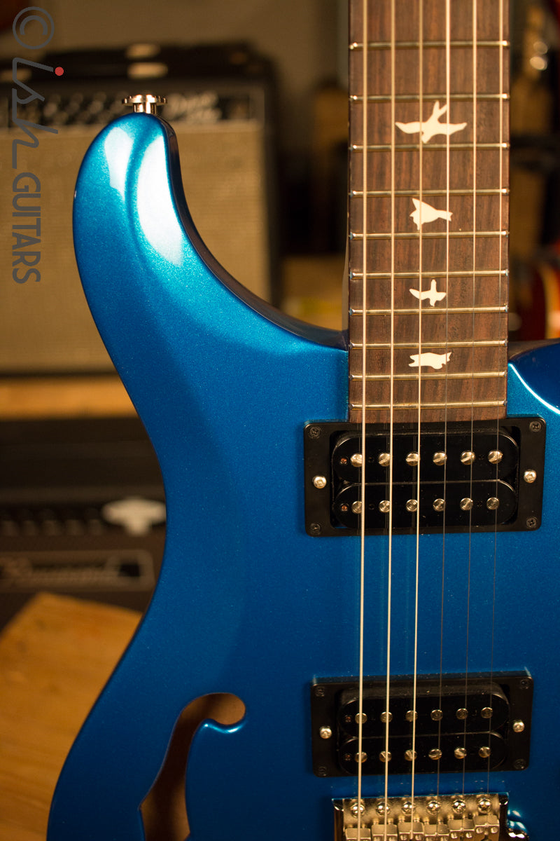 Paul Reed Smith PRS S2 Custom 22 Semi Hollow Custom Color of the Month Aqua Marine Firemist Birds