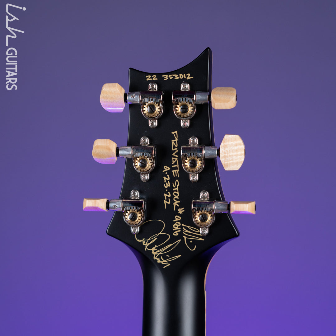 2022 PRS Private Stock Custom 24 "Sculpture" Hollowbody Piezo Matte Black