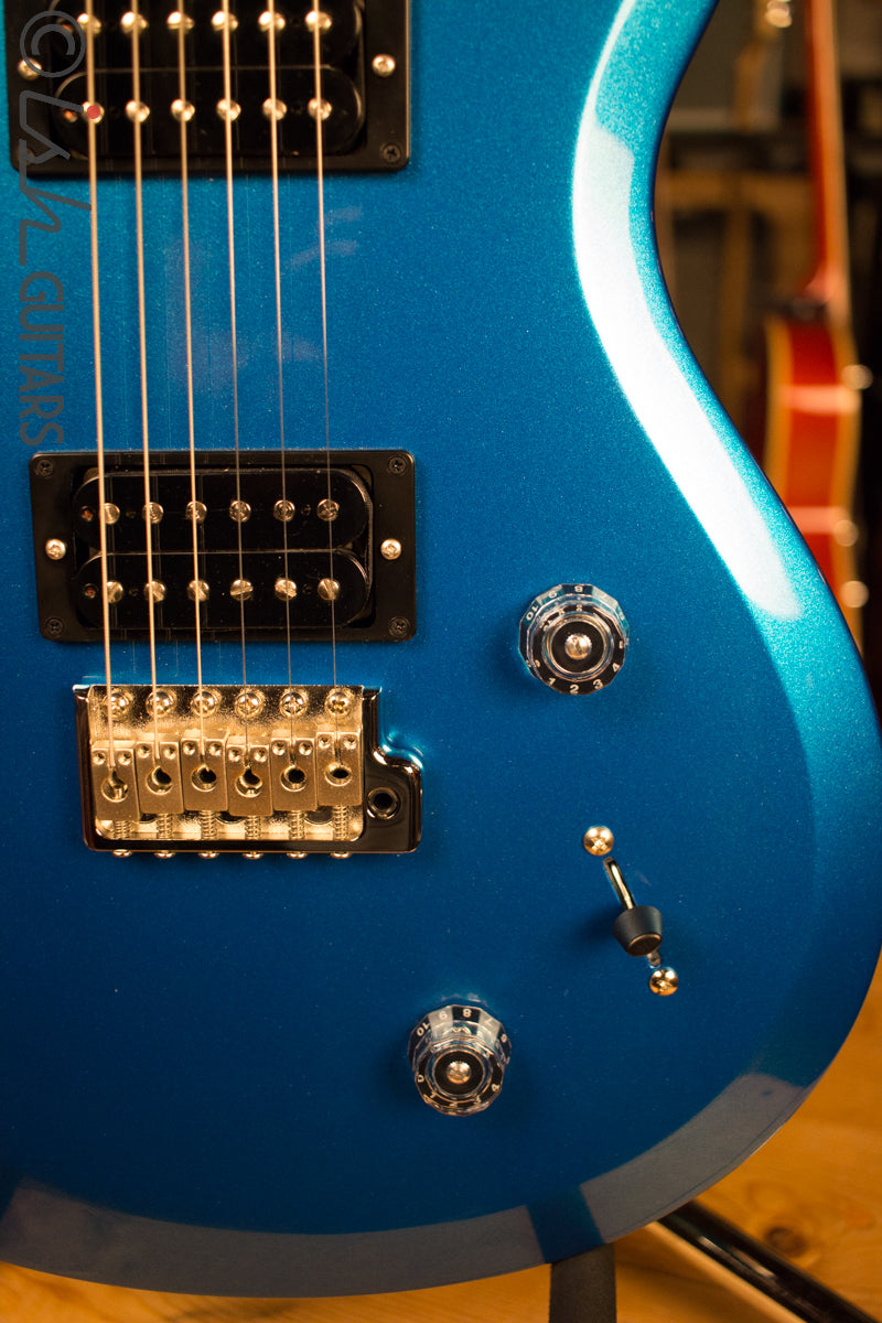 Paul Reed Smith PRS S2 Custom 22 Semi Hollow Custom Color of the Month Aqua Marine Firemist Birds