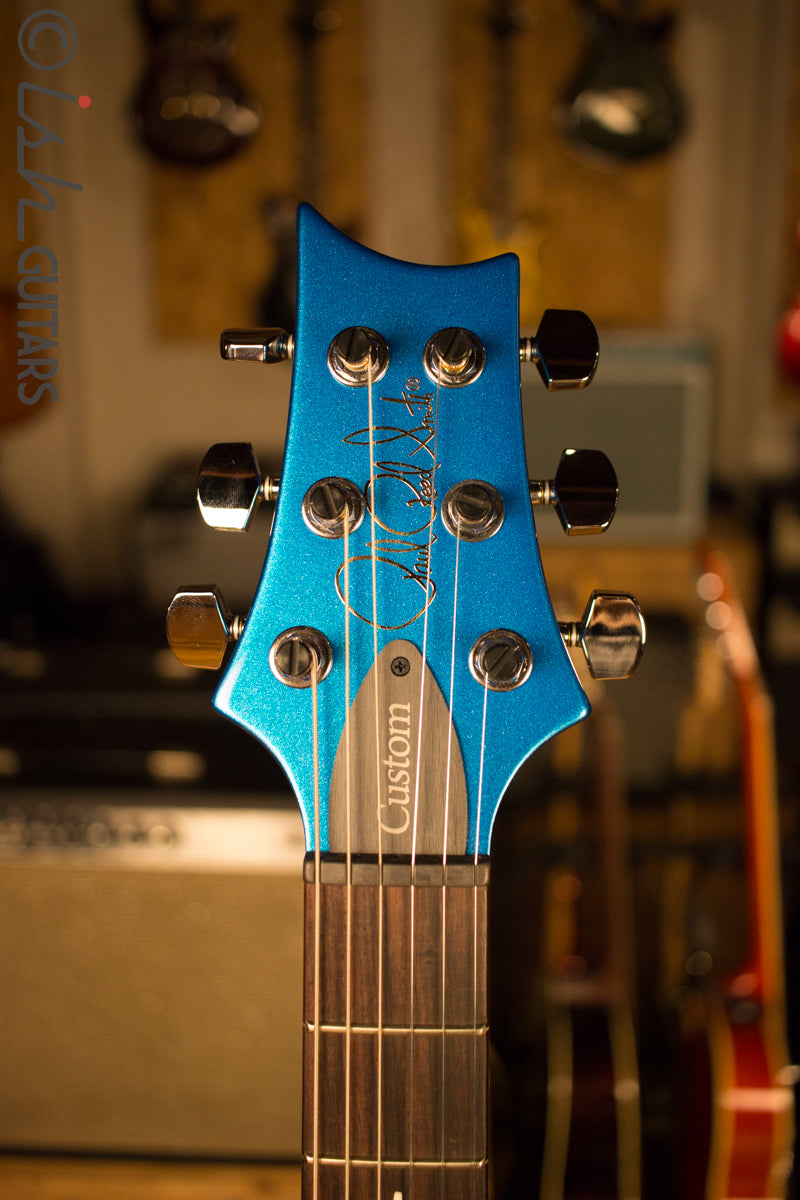 Paul Reed Smith PRS S2 Custom 22 Semi Hollow Custom Color of the Month Aqua Marine Firemist Birds