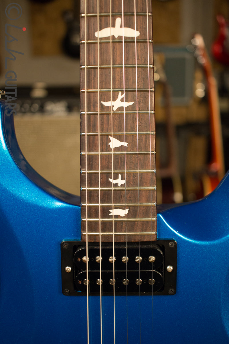 Paul Reed Smith PRS S2 Custom 22 Semi Hollow Custom Color of the Month Aqua Marine Firemist Birds
