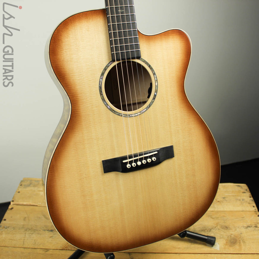NAMM 2019 Martin OMCE Blaze Burst Acoustic Guitar