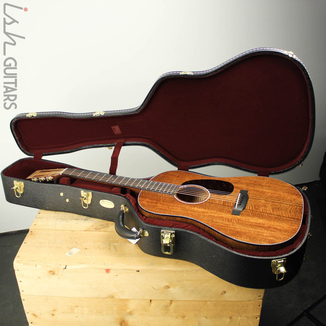 Martin Custom Shop D-1 DSS Slope Shoulder 12 Fret Dreadnought Flamed Mahogany