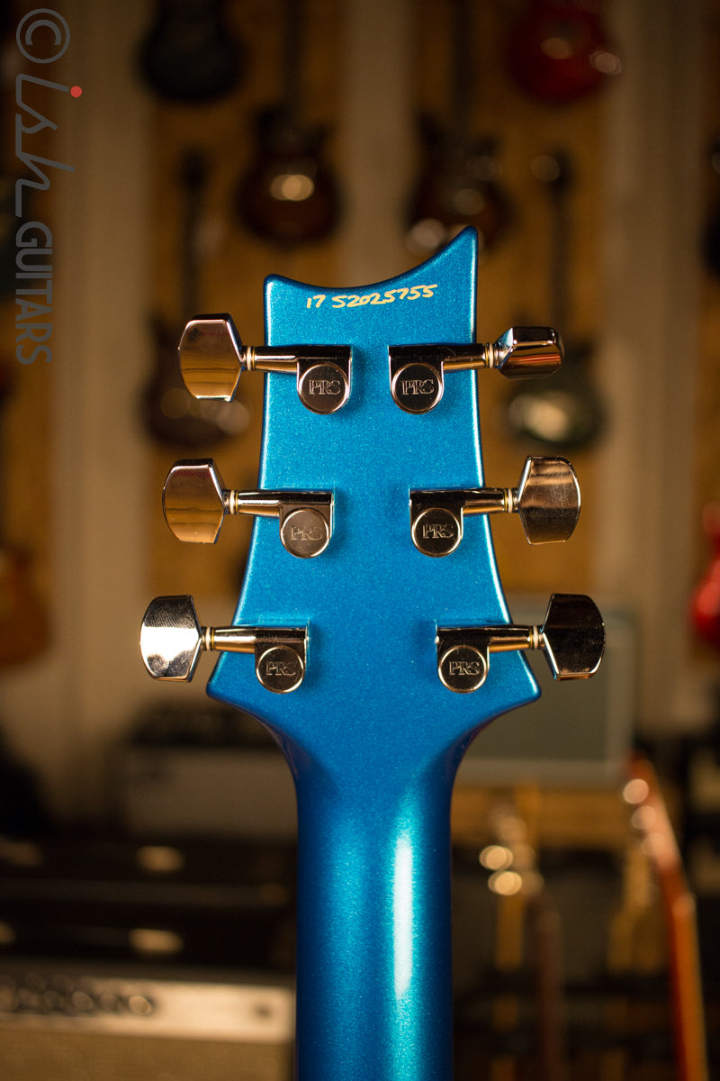 Paul Reed Smith PRS S2 Custom 22 Semi Hollow Custom Color of the Month Aqua Marine Firemist Birds