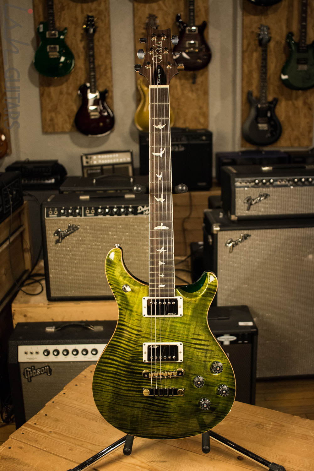 2016 Paul Reed Smith McCarty 594 One Piece Ten Top Custom Jade Color