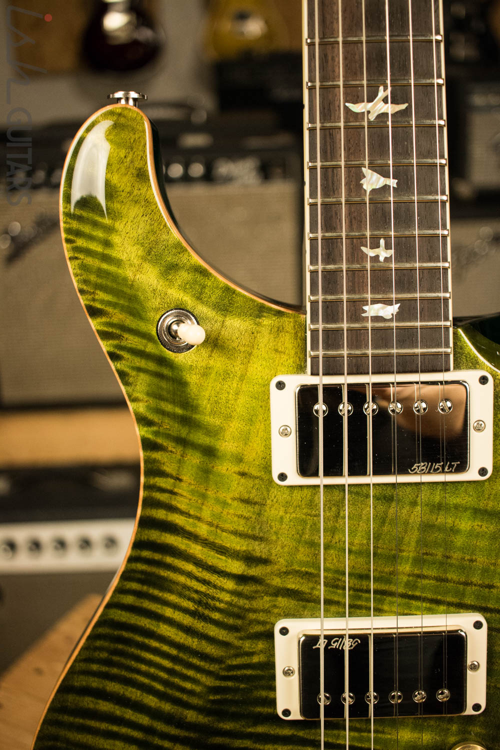 2016 Paul Reed Smith McCarty 594 One Piece Ten Top Custom Jade Color