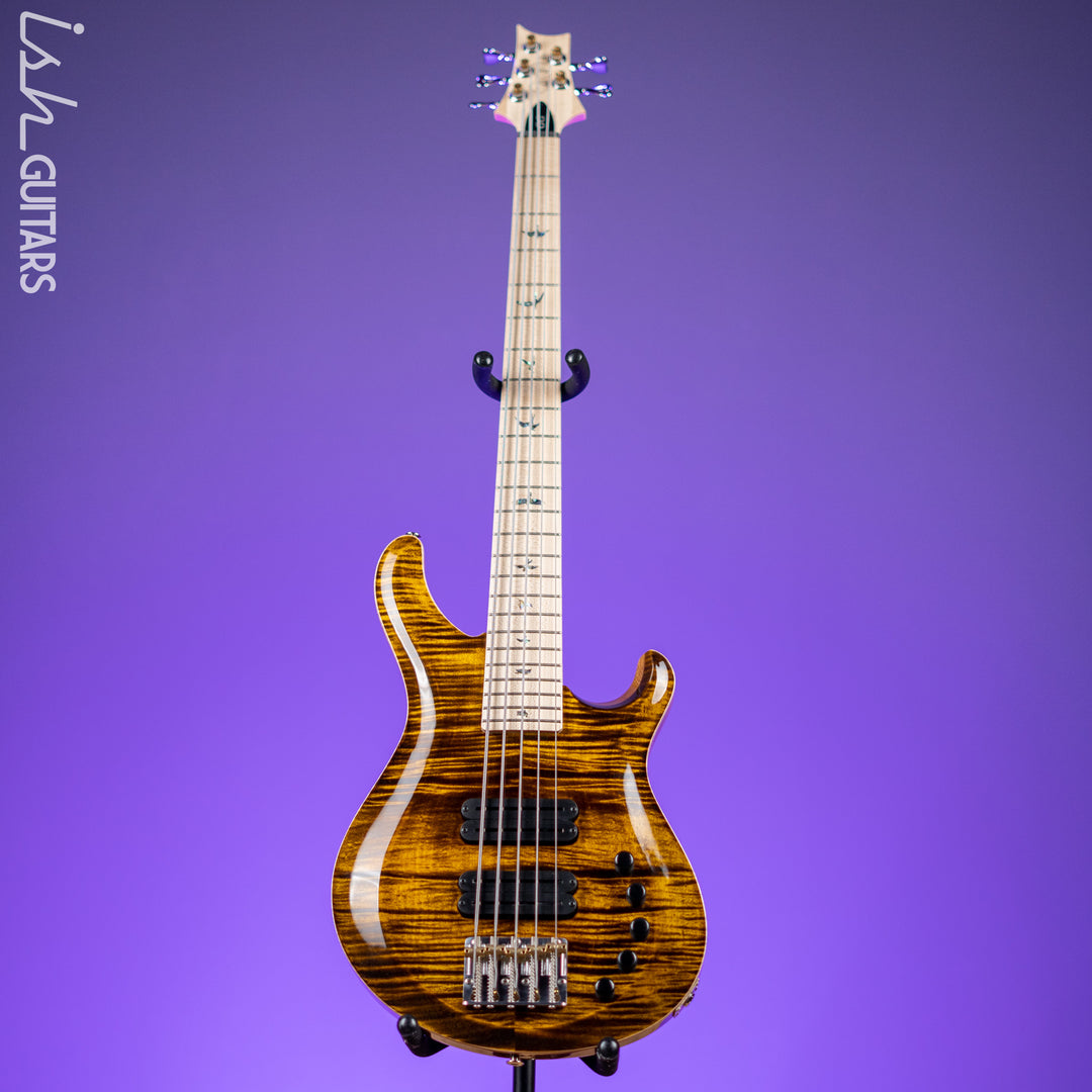 PRS Grainger 5-String Bass 10-Top Tiger Eye