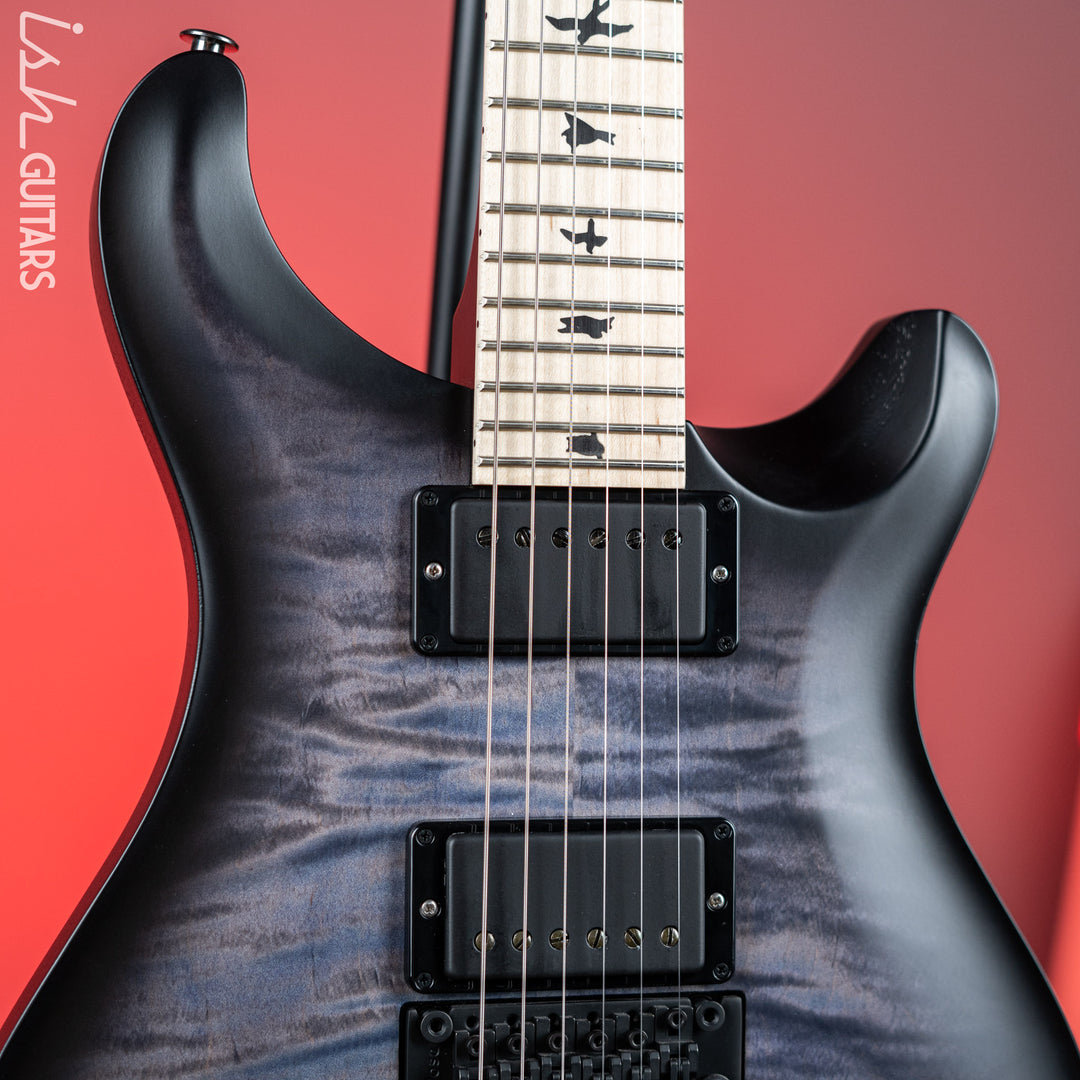 PRS Dustie Waring Signature CE 24 Floyd Satin Faded Blue Smokewrap