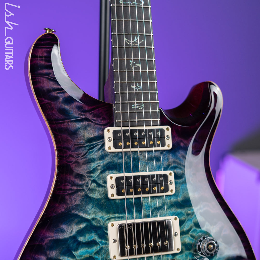 PRS Studio Wood Library 10-Top Aquableux Purple Burst