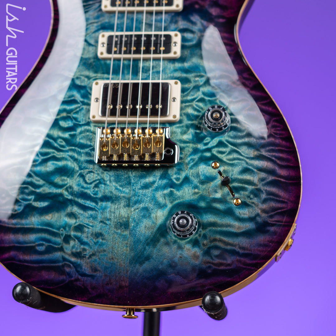 PRS Studio Wood Library 10-Top Aquableux Purple Burst
