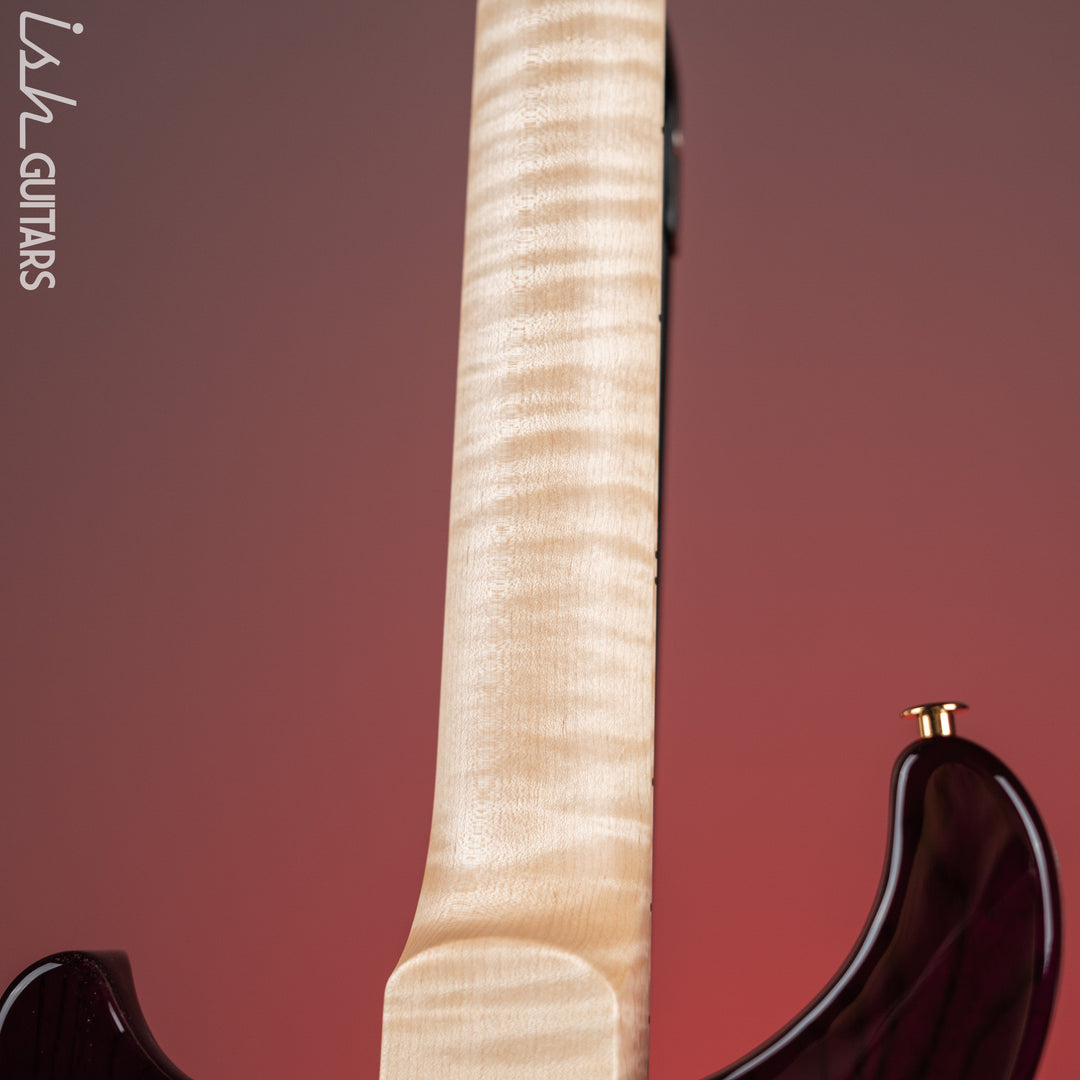 PRS Studio Wood Library 10-Top One Piece Aquableux Purple Burst
