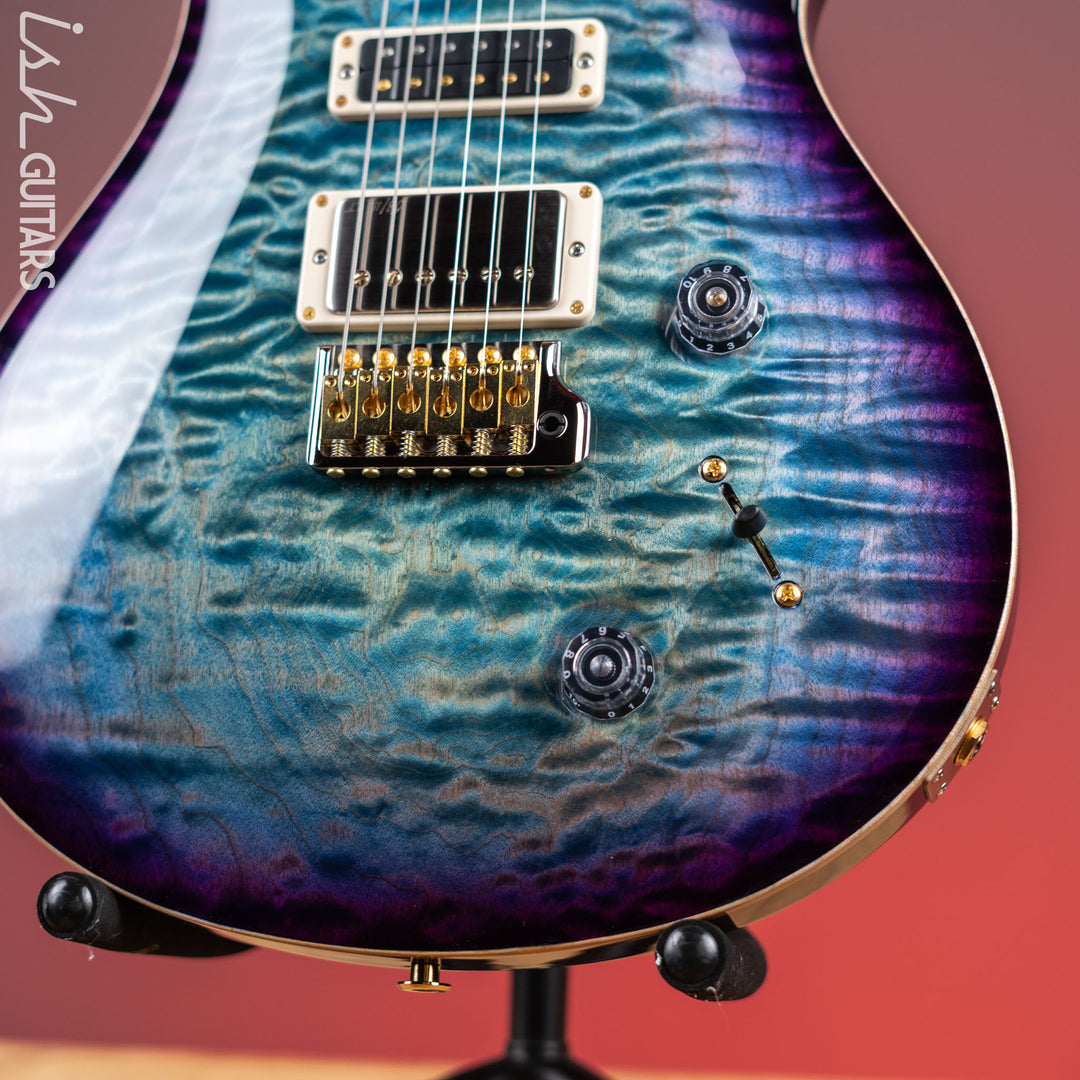 PRS Studio Wood Library 10-Top One Piece Aquableux Purple Burst