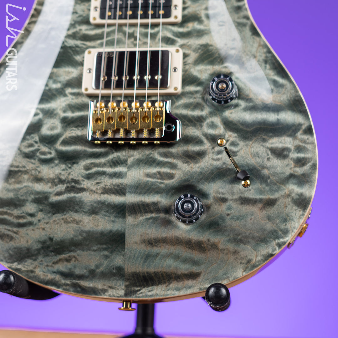 PRS Studio Wood Library 10-Top Trampas Green