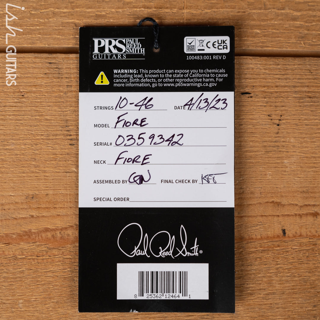 PRS Fiore Mark Lettieri Signature Guitar Larkspur