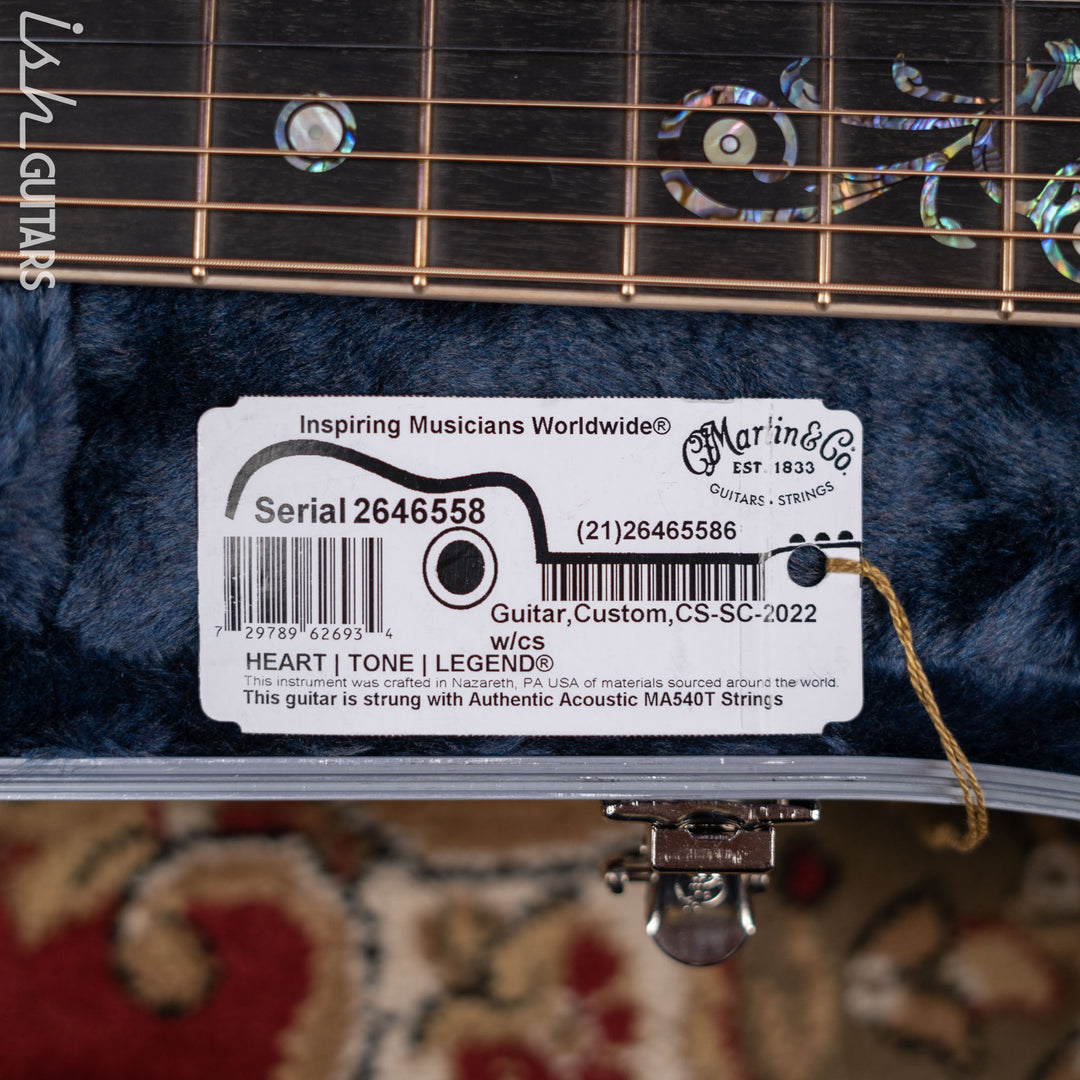 2022 Martin Custom Shop SC-2022 Acoustic-Electric Guitar Natural