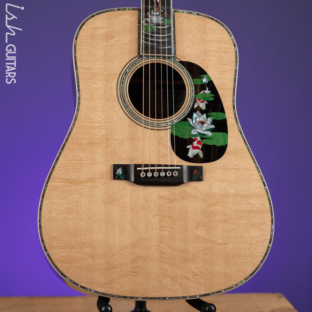 Martin Custom Shop D-45 Harvey Leach Lotus Flower