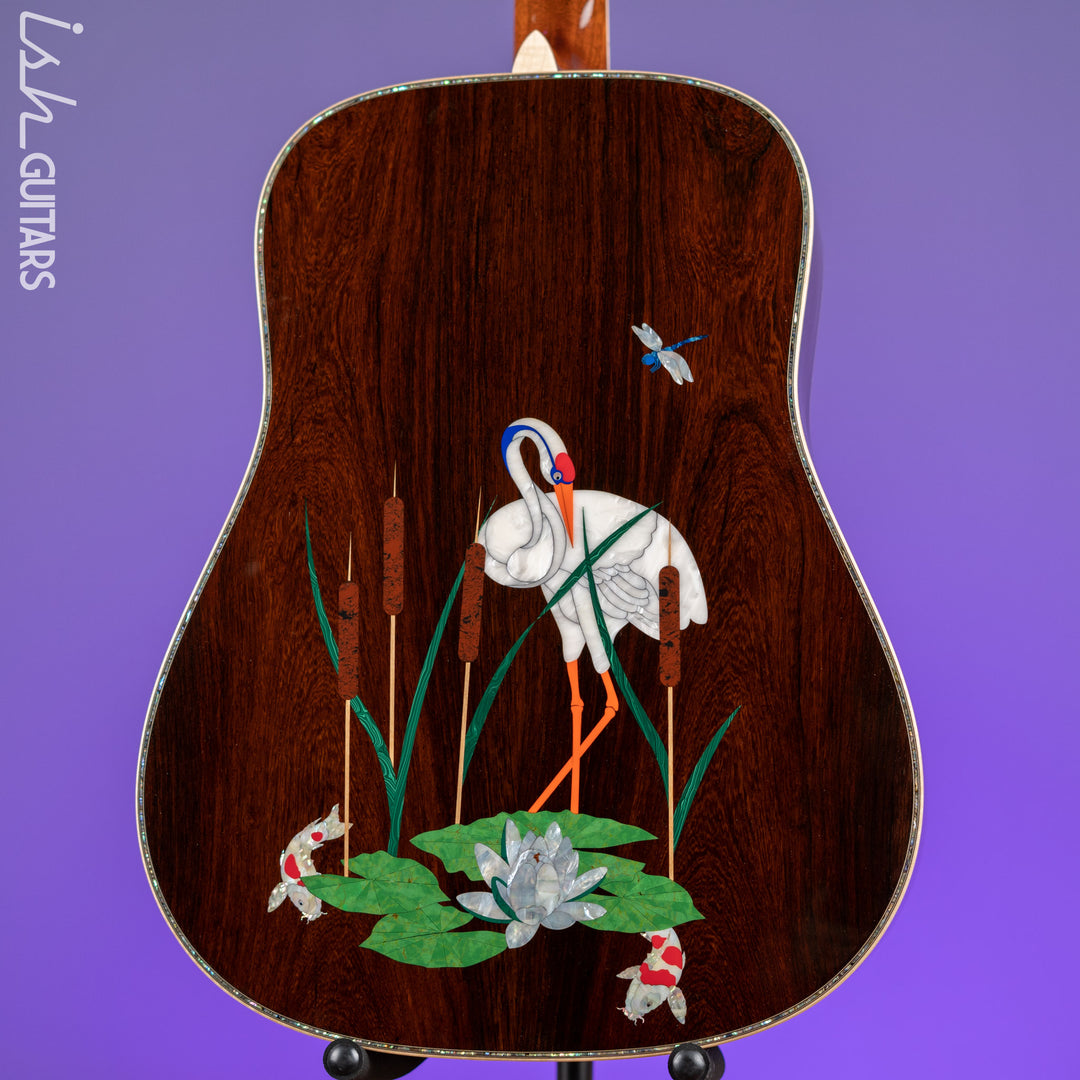 Martin Custom Shop D-45 Harvey Leach Lotus Flower