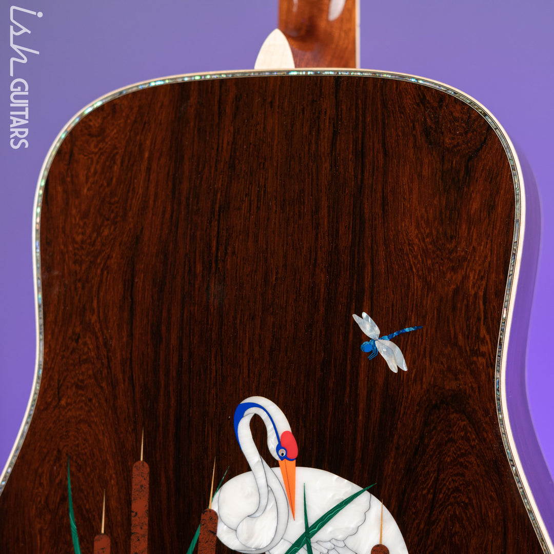 Martin Custom Shop D-45 Harvey Leach Lotus Flower