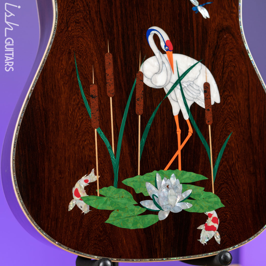 Martin Custom Shop D-45 Harvey Leach Lotus Flower