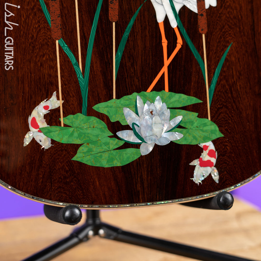 Martin Custom Shop D-45 Harvey Leach Lotus Flower