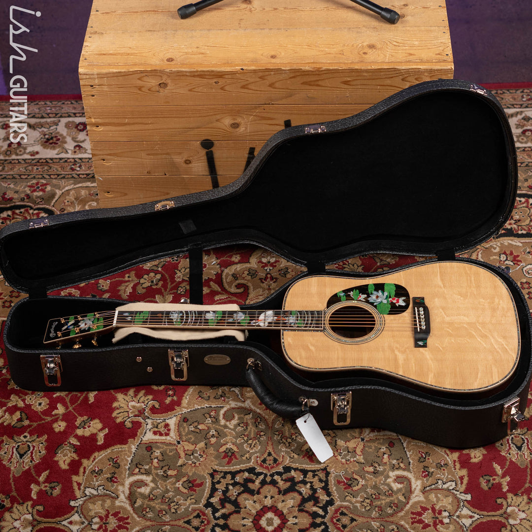 Martin Custom Shop D-45 Harvey Leach Lotus Flower