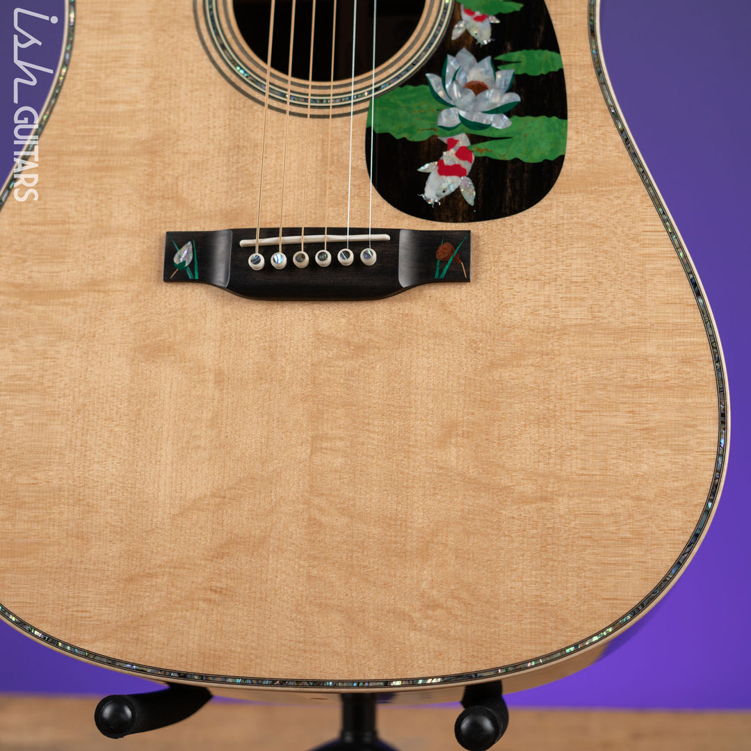 Martin Custom Shop D-45 Harvey Leach Lotus Flower