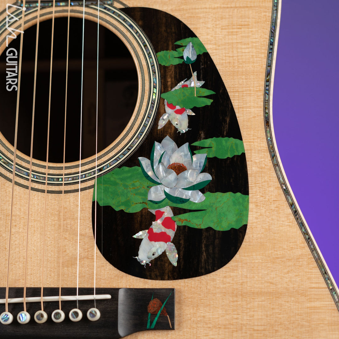 Martin Custom Shop D-45 Harvey Leach Lotus Flower