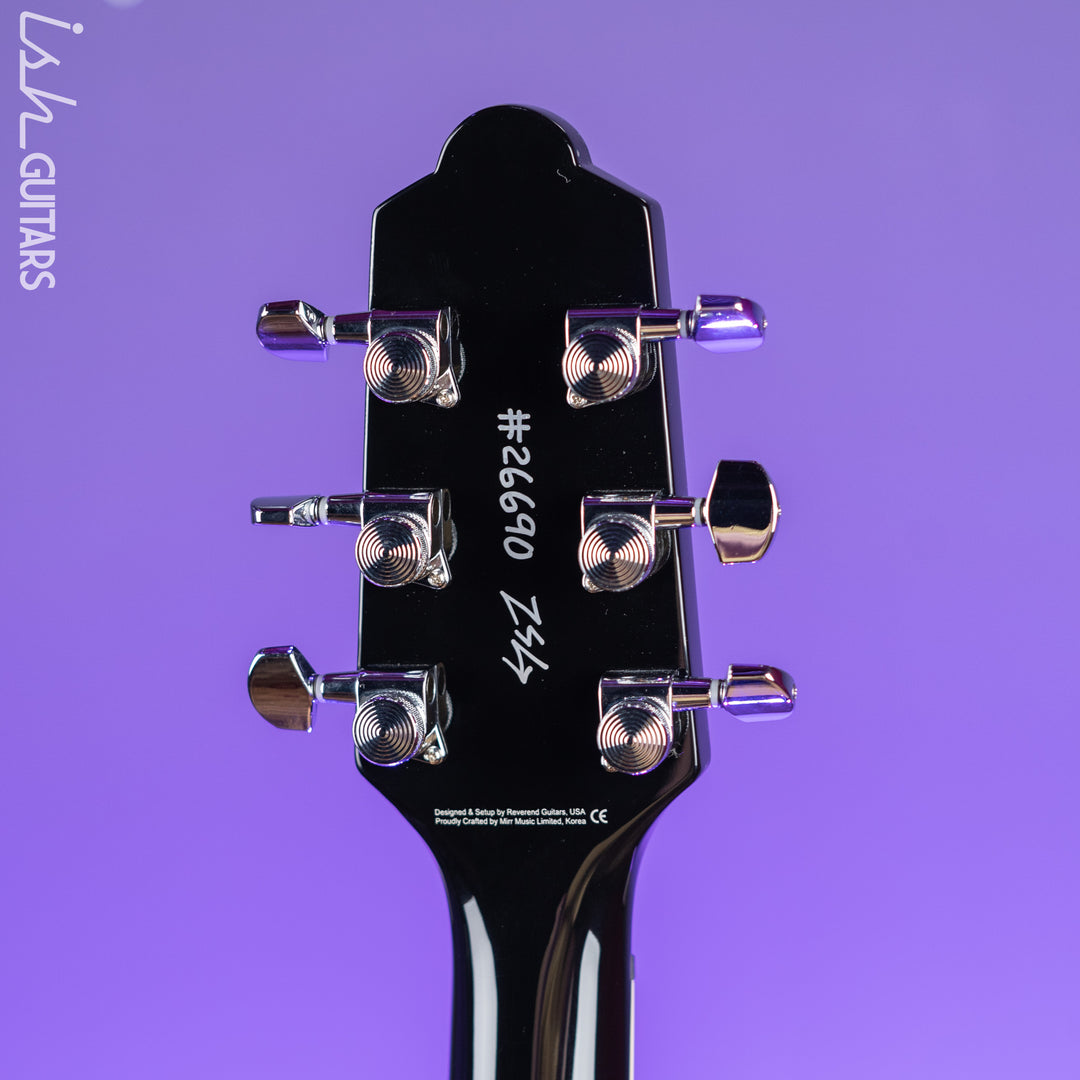 2016 Reverend Volcano RA Flying V Black