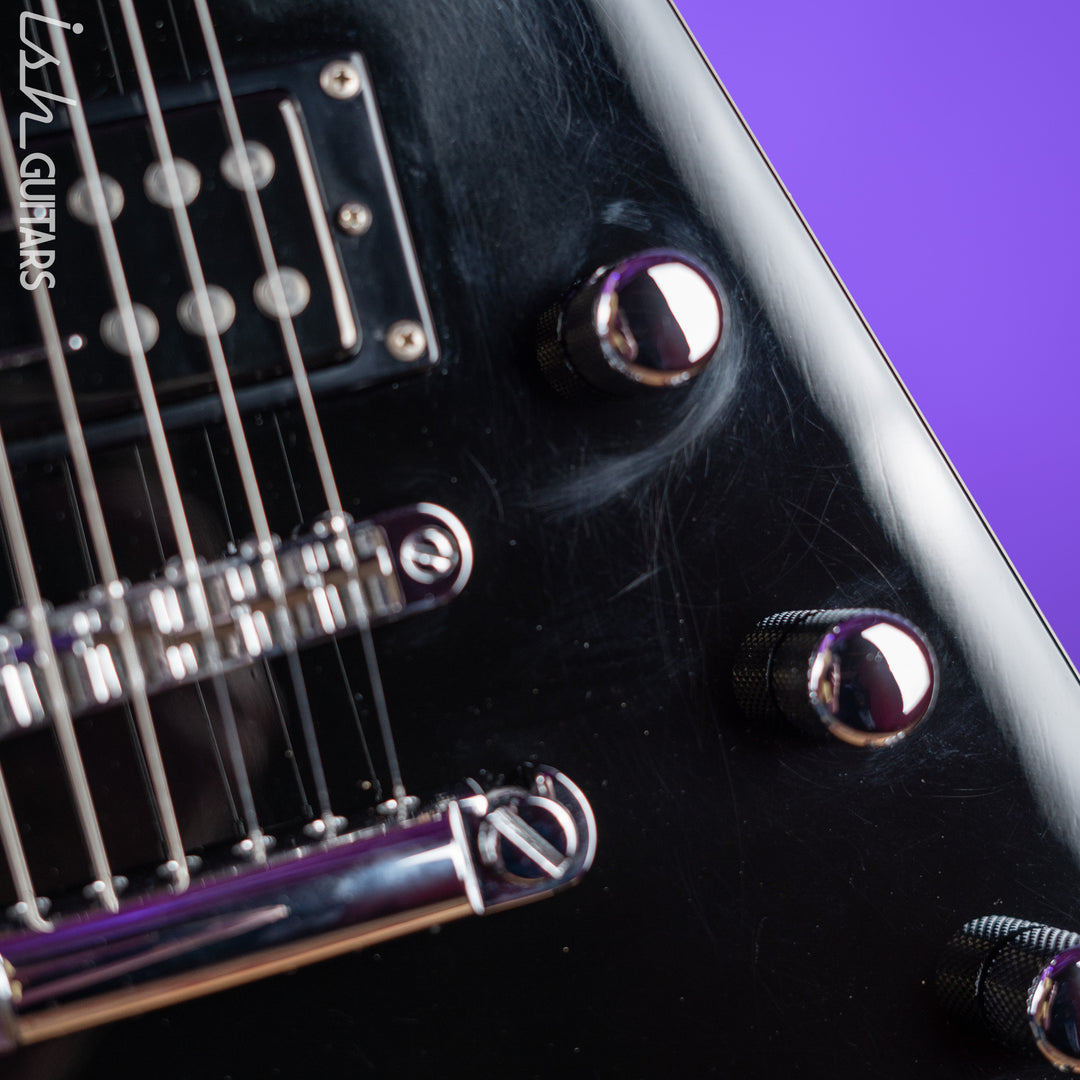 2016 Reverend Volcano RA Flying V Black
