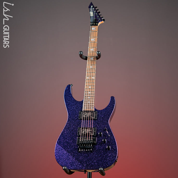 ESP KH-2 Kirk Hammett Signature Electric Guitar Purple Sparkle