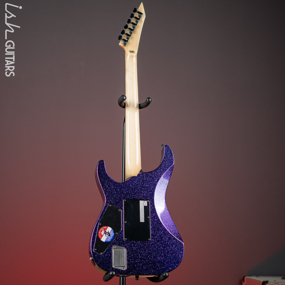 ESP KH-2 Kirk Hammett Signature Electric Guitar Purple Sparkle
