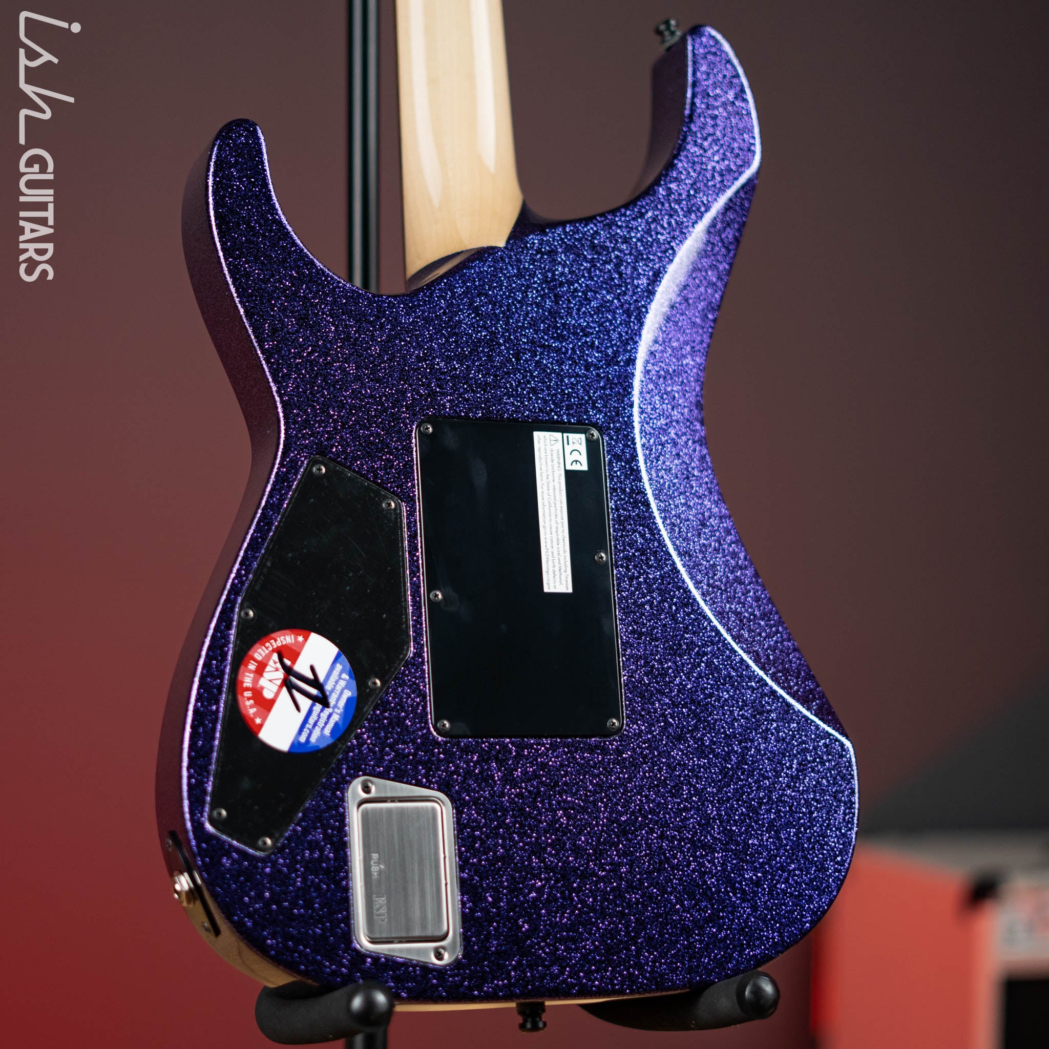 ESP KH-2 Kirk Hammett Signature Electric Guitar Purple Sparkle