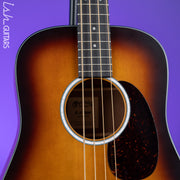 Martin DJr-10E Acoustic-Electric Bass Guitar Burst